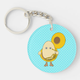 Porte-clefs Joueur Tuba Egghead
