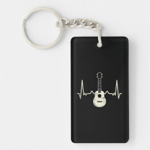 Porte-clefs Joueur Ukulele I Coeur Ukulele