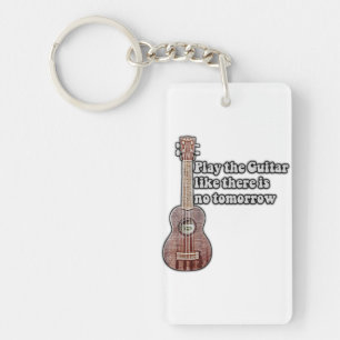 Porte-clefs Jouez à la guitare comme il n'y a pas de demain. v