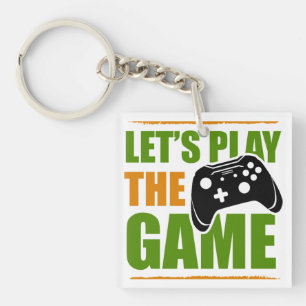 Porte-clefs Jouons au jeu