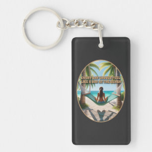 Porte-clefs Jour à la plage