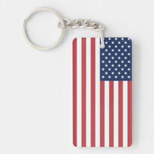 Porte-clefs Jour de l'Indépendance du drapeau des États-Unis