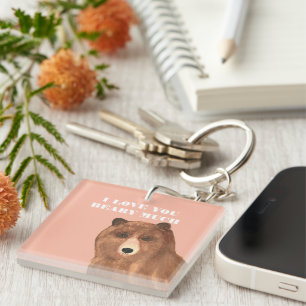 Porte-clefs Jour des Valentines Je t'aime beaucoup