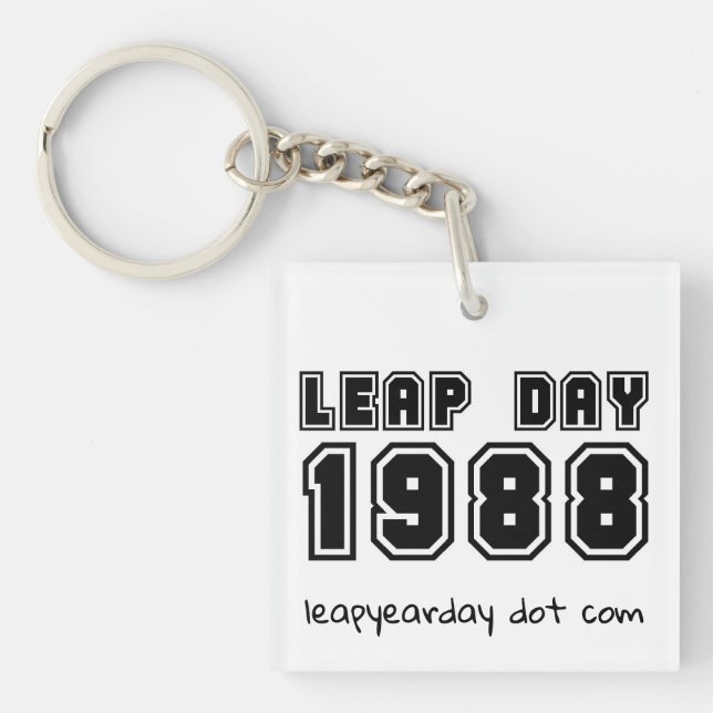 PORTE-CLEFS JOUR INTERCALAIRE 1988 (Devant)