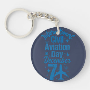 Porte-clefs Journée internationale de l'aviation civile 7 déce