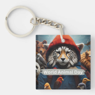 Porte-clefs Journée mondiale des animaux