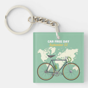 Porte-clefs Journée sans voiture 22 septembre Vélo