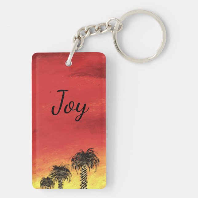 Porte-clefs Joy - "Desert Celebration" par All Joy Art (Dos)