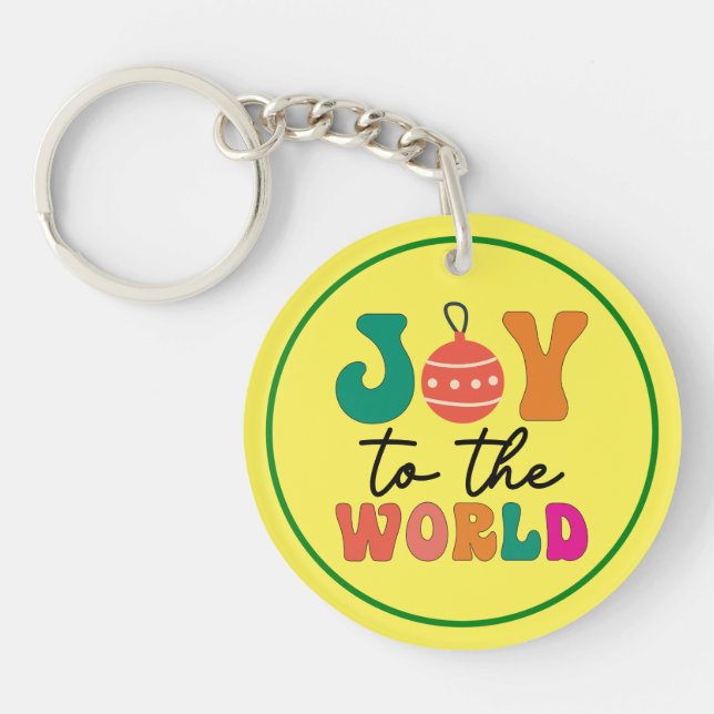 Porte-clefs Joy to The World - Christmas Design-50835 (Devant)