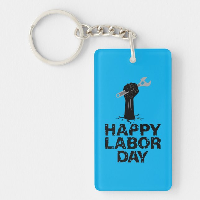 Porte-clefs Joyeuse fête du Travail (Devant)