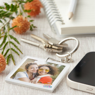Porte-clefs Joyeuse Journée de l'amitié MEILLEUR AMI PHOTO