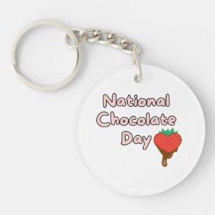 Porte-clefs Joyeuse journée nationale du chocolat