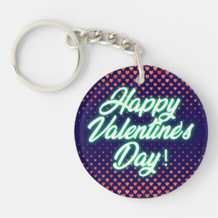 Porte-clefs Joyeuse Saint-Valentin Néon Design-23692