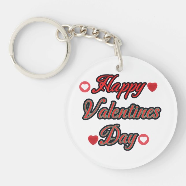 Porte-clefs Joyeuse Saint-Valentin pour le cadeau (Devant)
