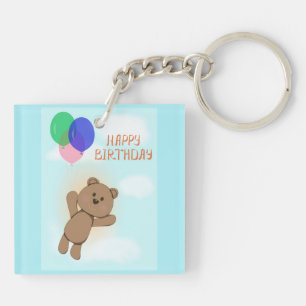 Porte-clefs Joyeux anniversaire