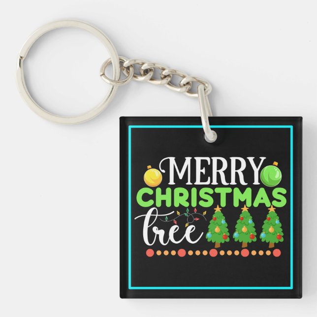 Porte-clefs Joyeux arbre de Noël-34564 (Devant)