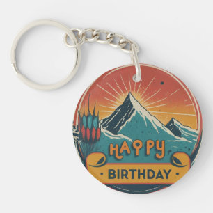 Porte-clefs Joyeux cercle d'anniversaire