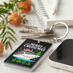 Porte-clefs Joyeux Cruisemas Personnalisé Famille Bateau de Cr