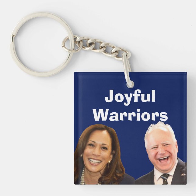 Porte-clefs Joyeux guerriers Harris et Walz (Devant)
