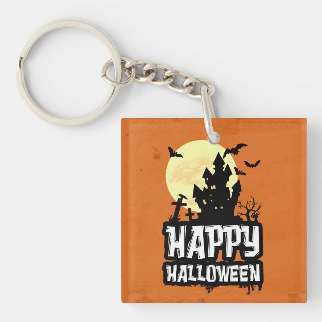 Porte-clefs Joyeux Halloween (Devant)