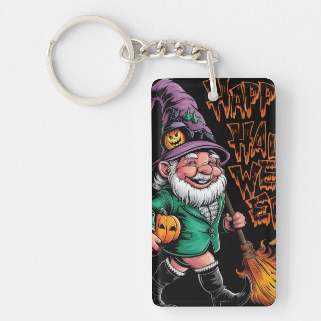 Porte-clefs Joyeux Halloween (Devant)