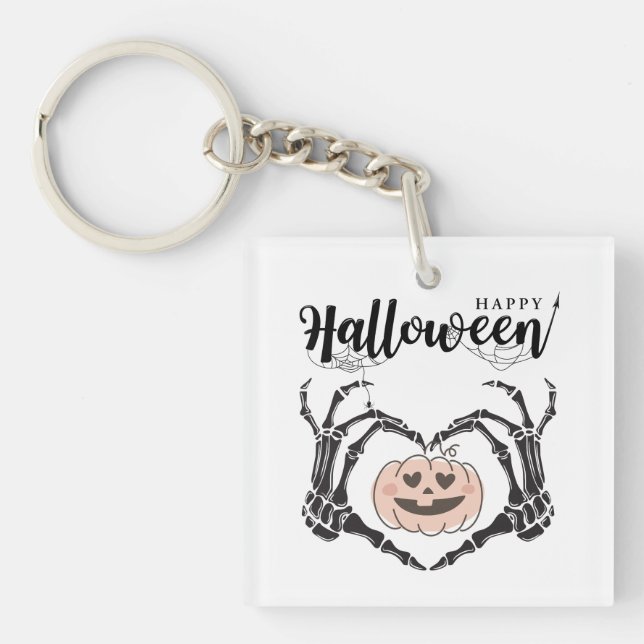 Porte-clefs Joyeux Halloween (Devant)