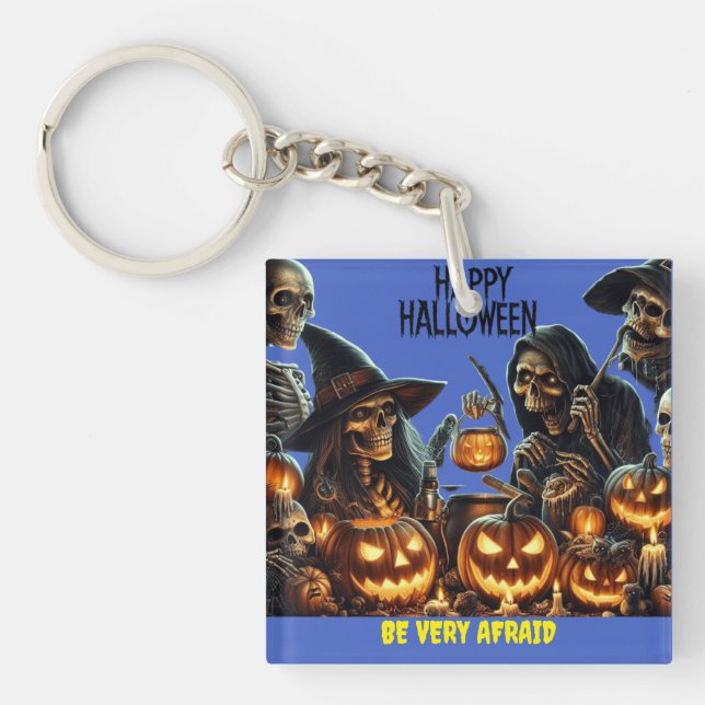 Porte-clefs Joyeux Halloween (Devant)