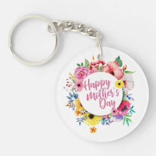 Porte-clefs Joyeux Joyeux Porte - clé de la Fête des Mères Flo