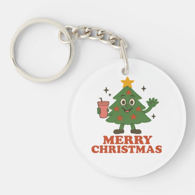 Porte-clefs Joyeux Noël  (Devant)