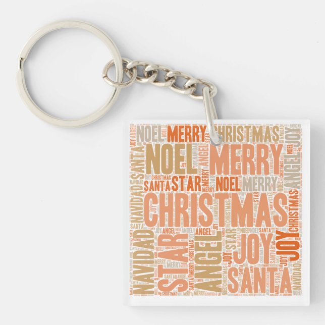 Porte-clefs Joyeux Noël (Devant)