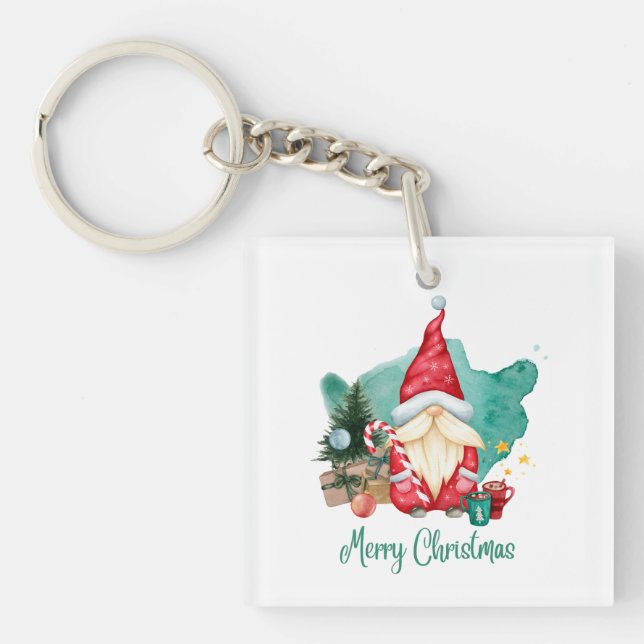 Porte-clefs joyeux noël (Devant)