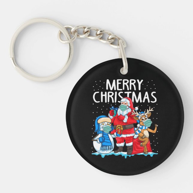 Porte-clefs Joyeux Noël 2023 (Devant)