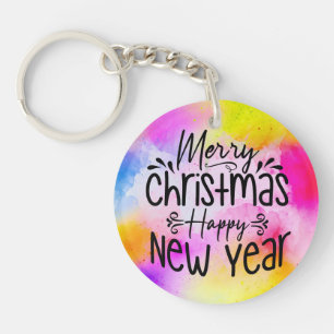 Porte-clefs Joyeux Noël Bonne année-45910