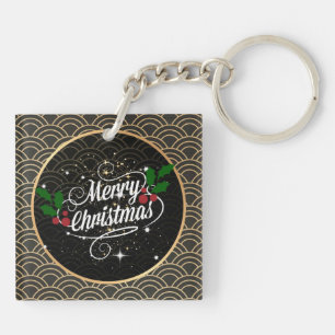 Porte-clefs Joyeux Noël, design populaire