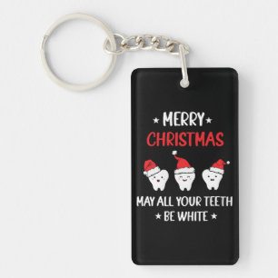 Porte-clefs Joyeux Noël - Puisse Toutes Vos Dents Être Blanche