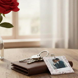 Porte-clefs Joyeux Valentines Jour Moderne Design Romantique P