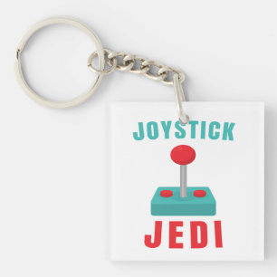 Porte-clefs Joystick Jedi Drôle Papa Joueur Rétro