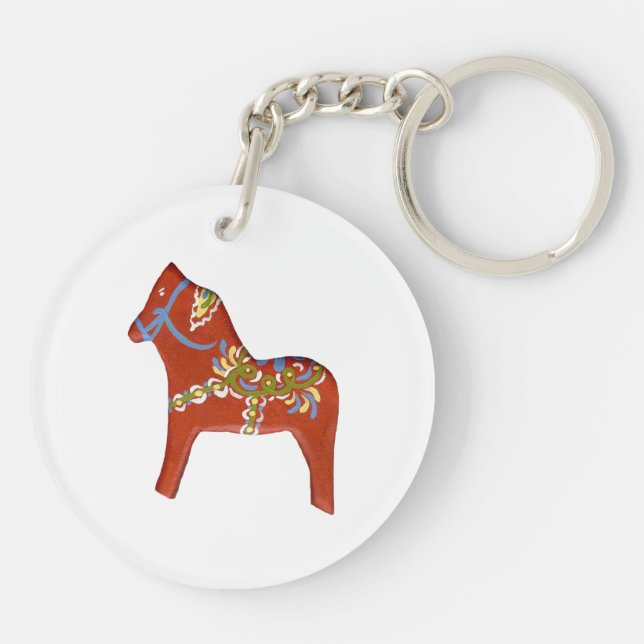 Porte-clefs Julia's Dala Horse porte - clé (Dos)