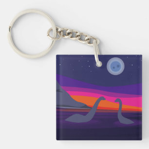 Porte-clefs Jurassic Sunset