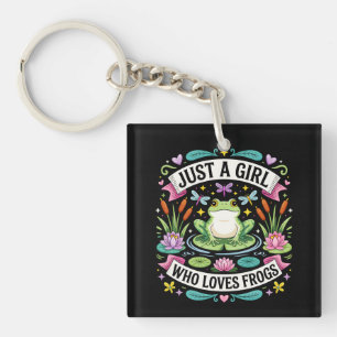Porte-clefs Just a girl who loves frogs