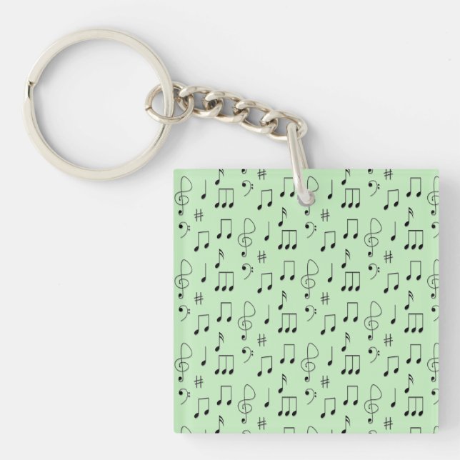 Porte-clefs Just Noté Vert (Devant)