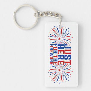 Porte-clefs Juste Ici Pour Le Feu D'Artifice Drôle Pour Deux