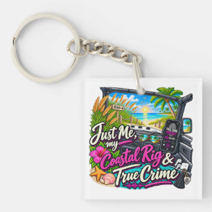 Porte-clefs Juste Moi, Mon 4x4 Côtiers et Véritable Crime