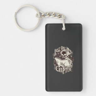 Porte-clefs Juste un autre chapitre Skeleton Reader amusant