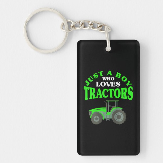 Porte-clefs Juste Un Garçon Qui Aime Tracteurs Funny Tractor F (Devant)