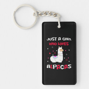 Porte-clefs Juste Une Fille Qui Aime Alpacas Alpaca