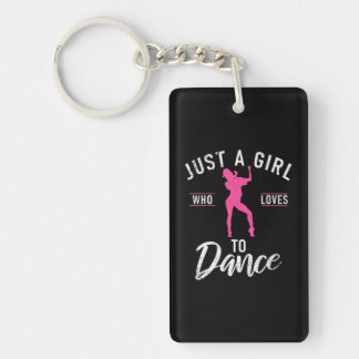 Porte-clefs Juste une fille qui aime danser Danser Amour