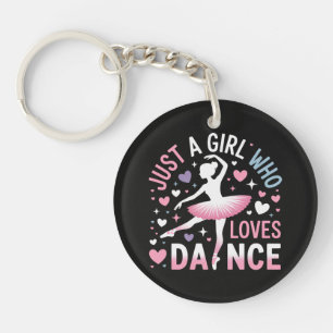 Porte-clefs Juste une fille qui aime la danse