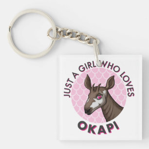 Porte-clefs Juste une fille qui aime Okapi, Amoureux de l'obse