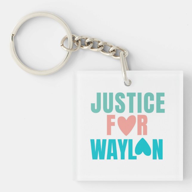 Porte-clefs Justice Pour Le Porte - clé Waylon (Devant)